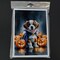 Edge Collections - 5" x 7" - Multicolor - Saint Bernard Puppy Halloween Greeting Cards - 8 Pieces